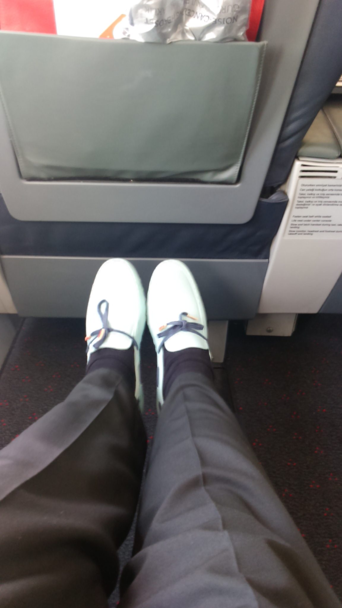 Turkish Airlines leg room