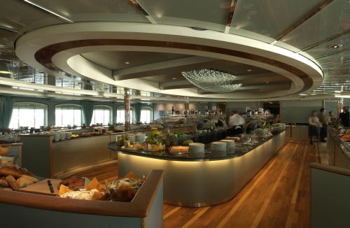 Hurtigurten buffet Saga ship