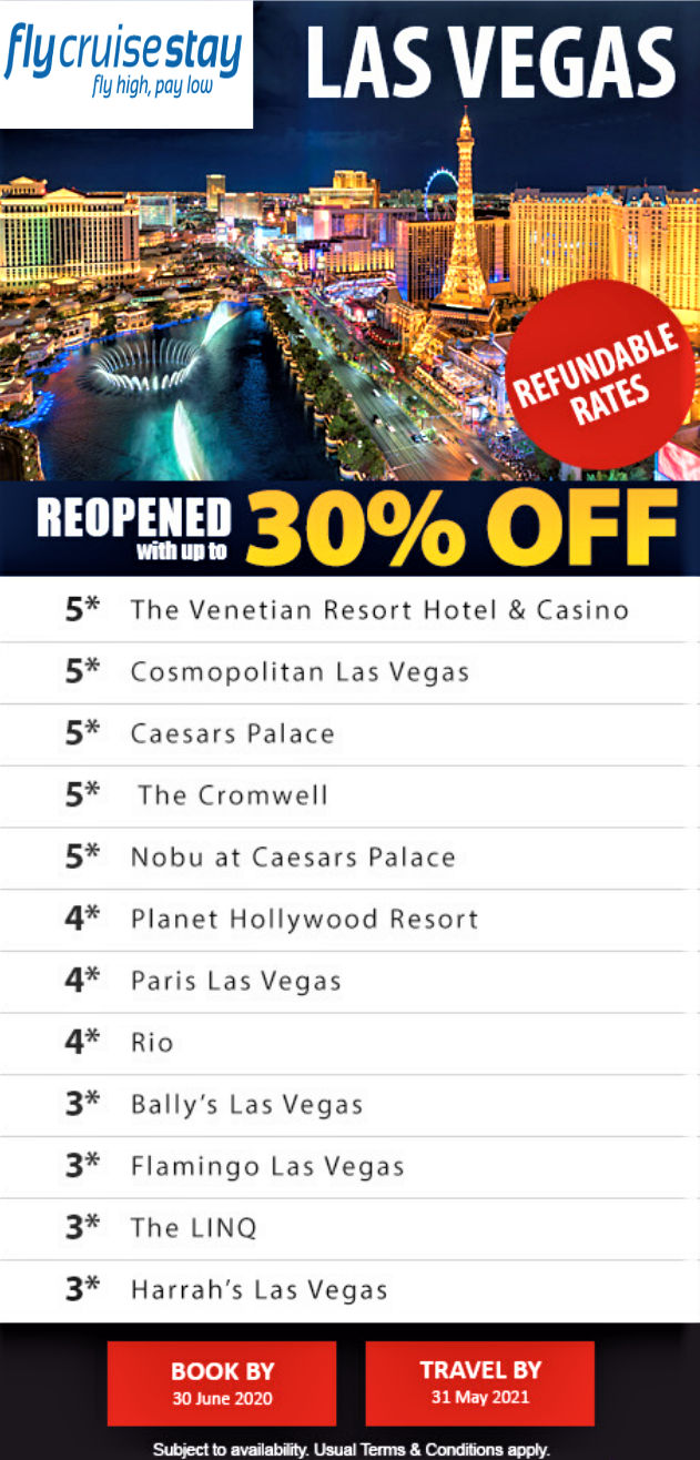 Las Vegas Paris Resort Hotel Packages & Discounts