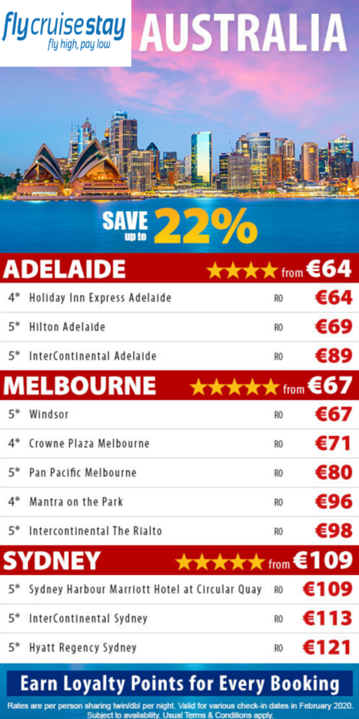 Adelaide, Melbourne, Sydney Hotel Deals